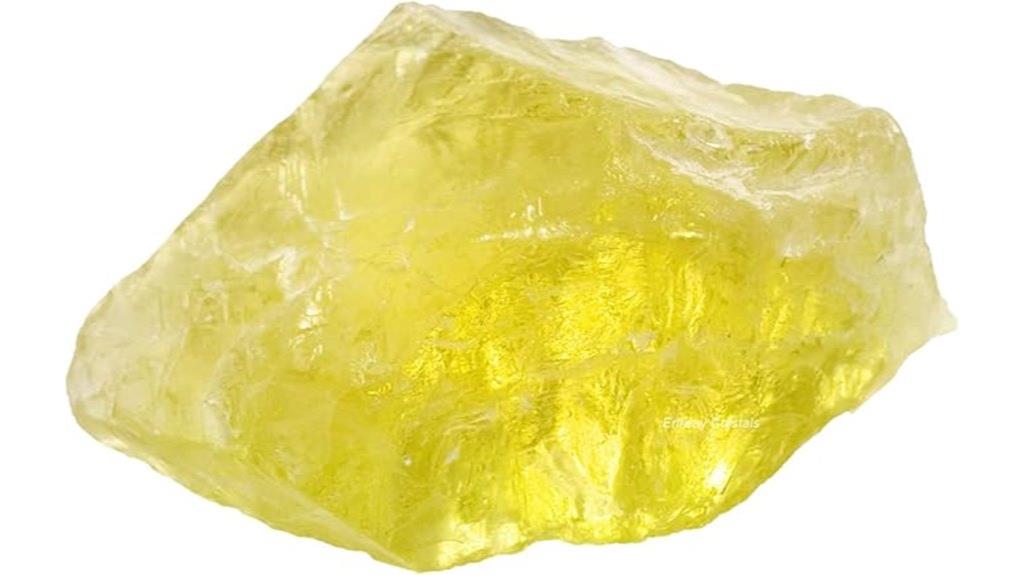 large natural raw citrine