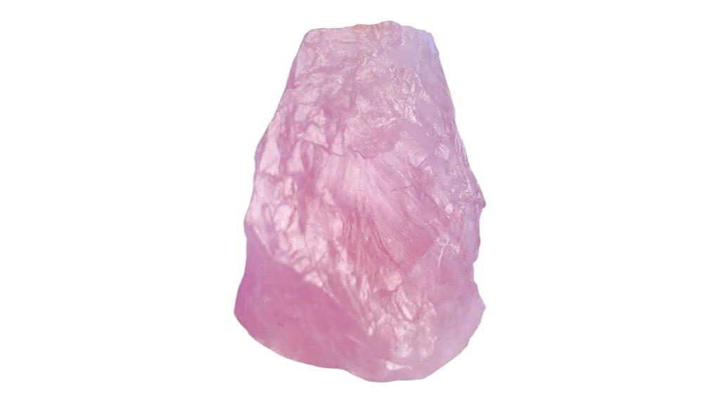 large natural rose quartz