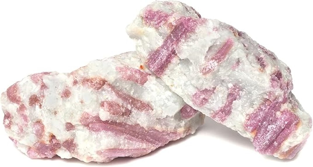 large pink tourmaline collection