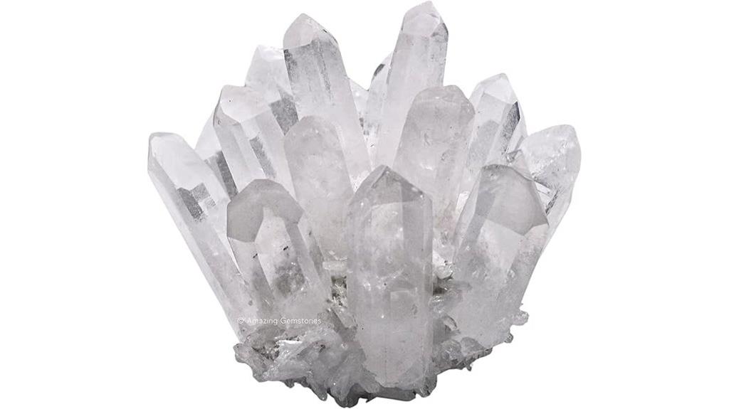 large quartz meditation cluster