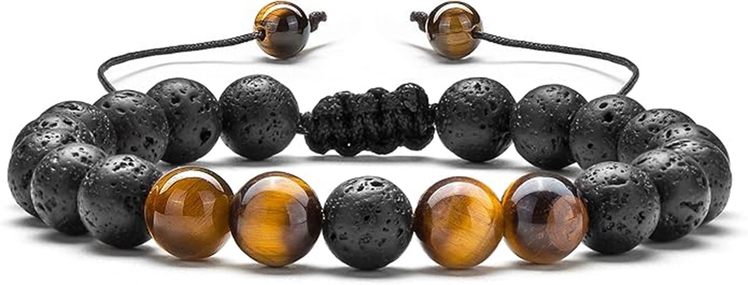 lava rock aromatherapy bracelet
