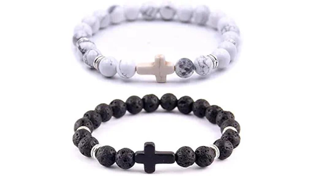 lava rock beads bracelet