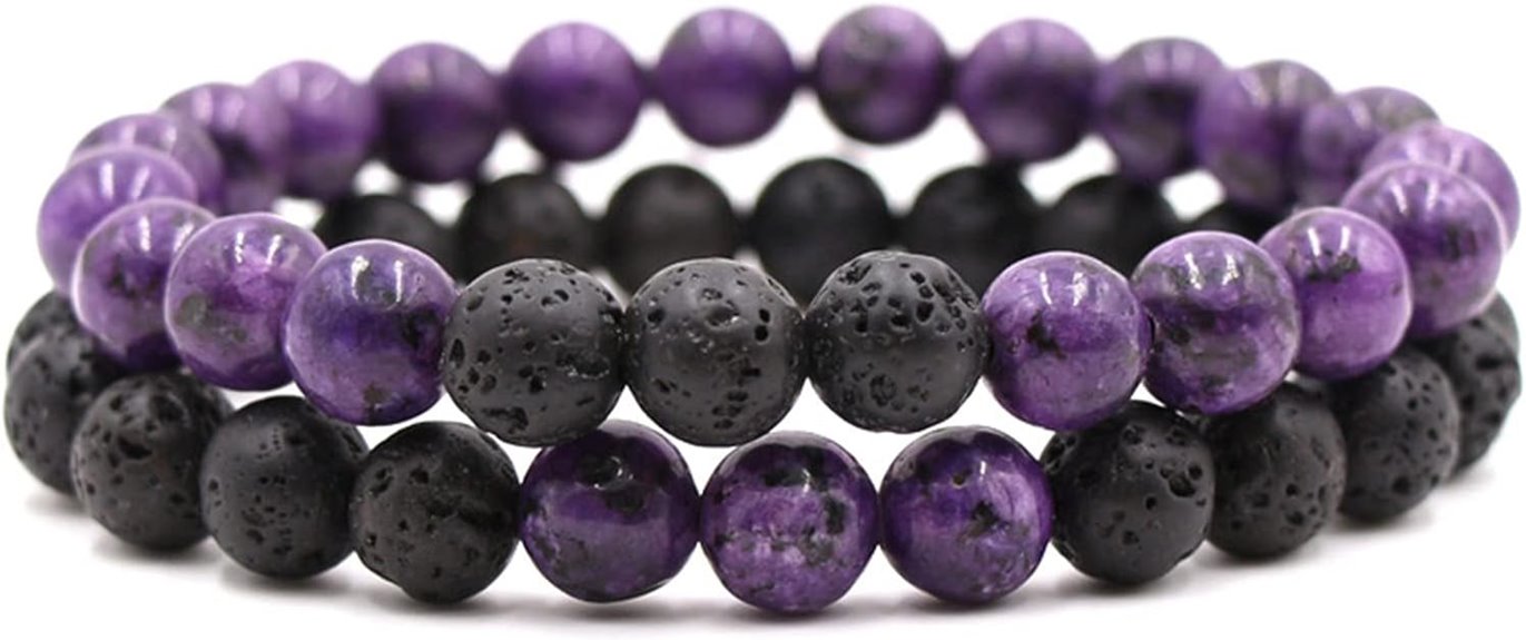 lava rock beads bracelet