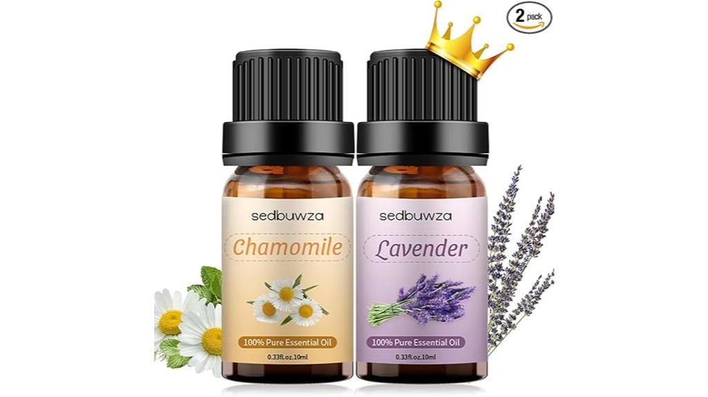 lavender chamomile essential set