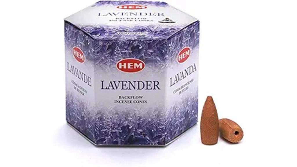 lavender incense cone pack