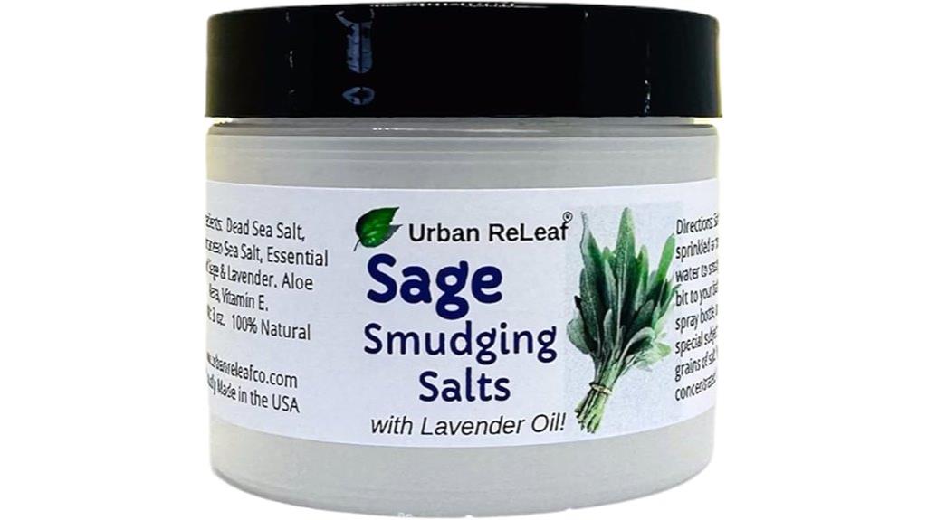 lavender infused smudging salts