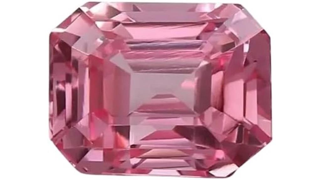 light pink morganite gemstone