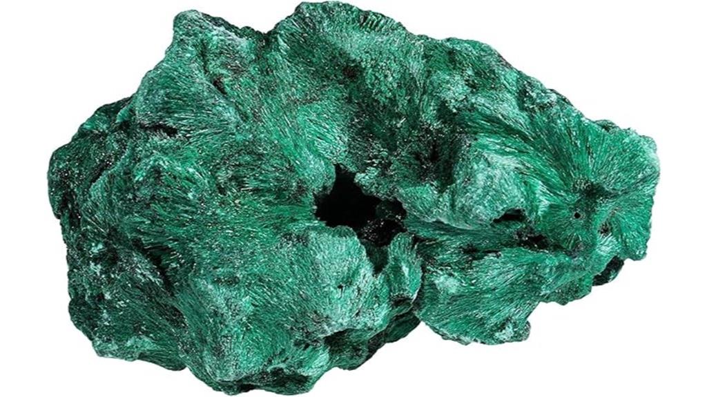 malachite rough mineral specimen