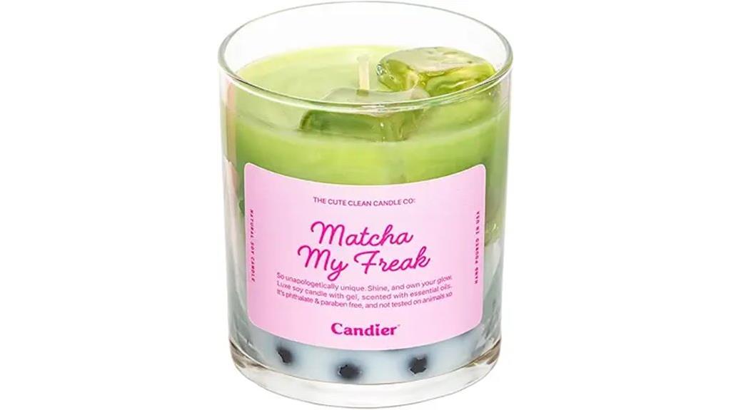 matcha candle by ryan