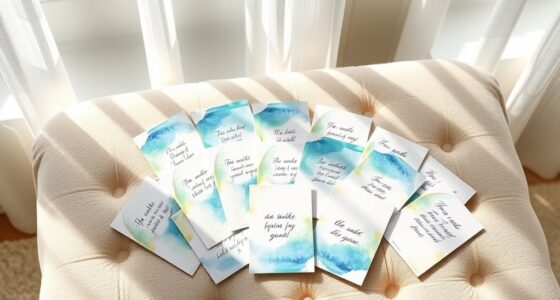 meditation affirmation card selection