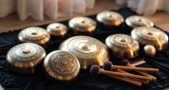 meditation gongs with mallets