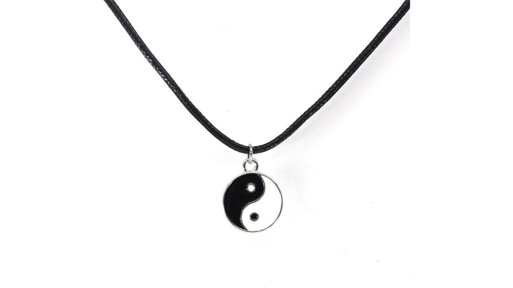 men s yin yang necklace