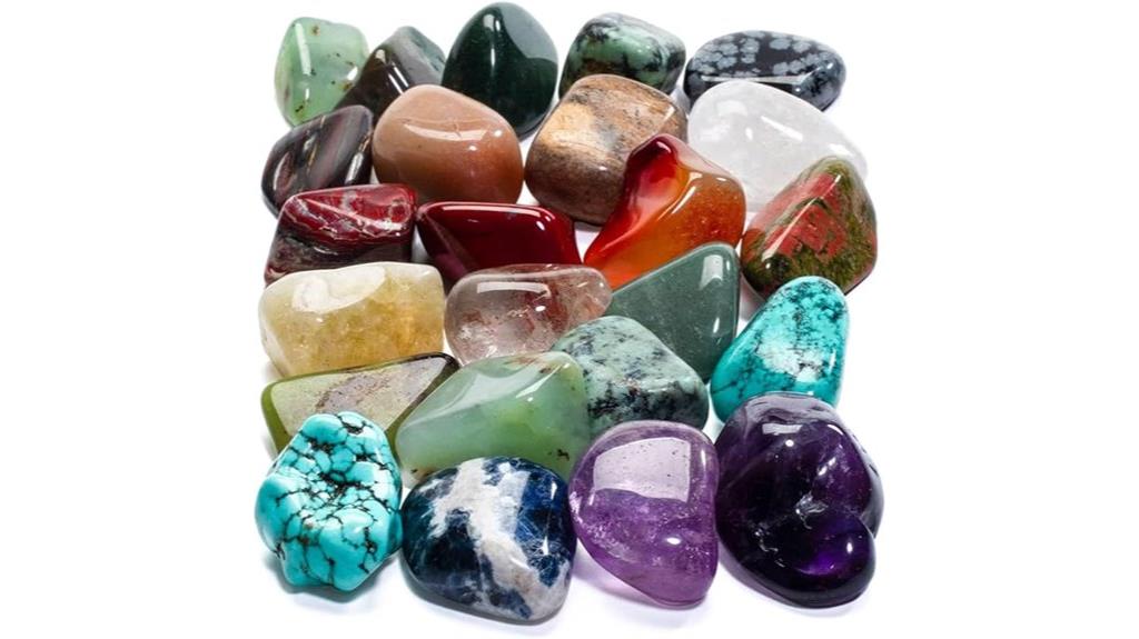 mixed healing crystal collection