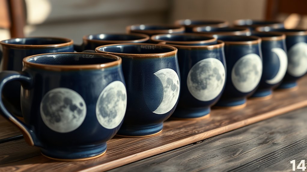 moon phase coffee mugs
