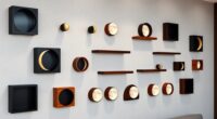 moon phase wall shelves