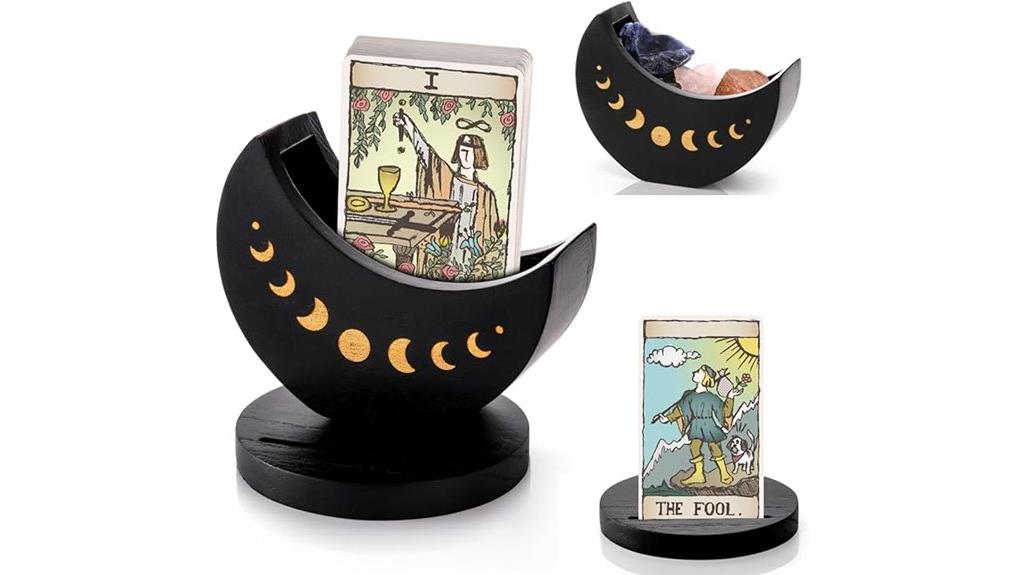 moon shaped tarot case