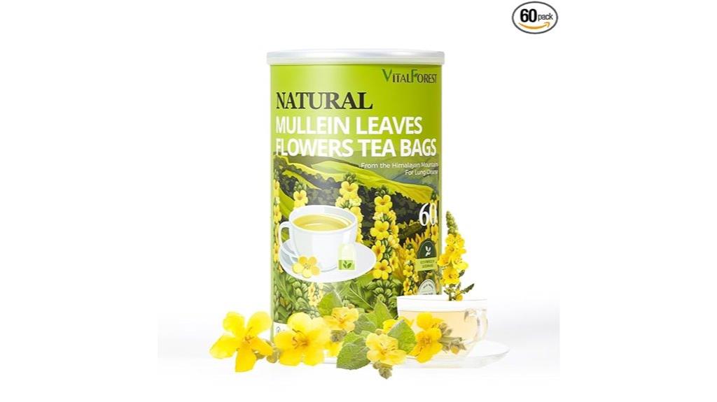 mullein leaf lung support