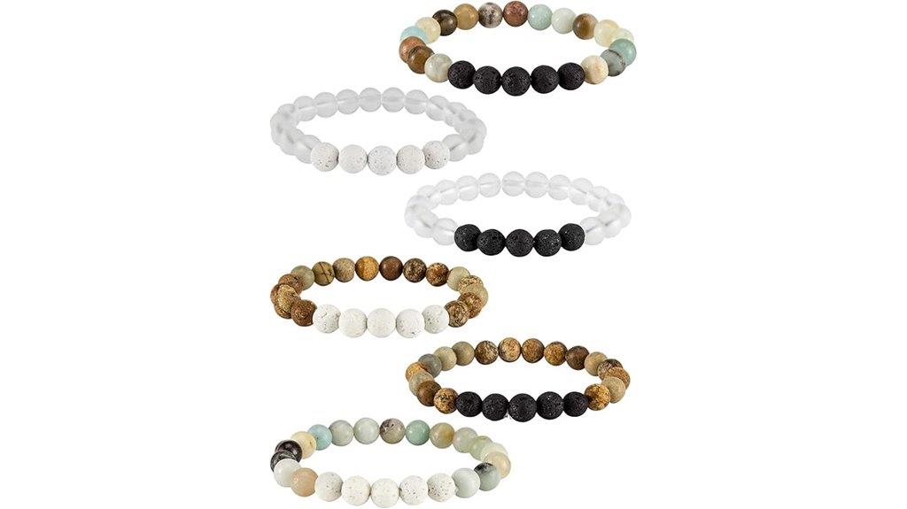 natural lava stone bracelets