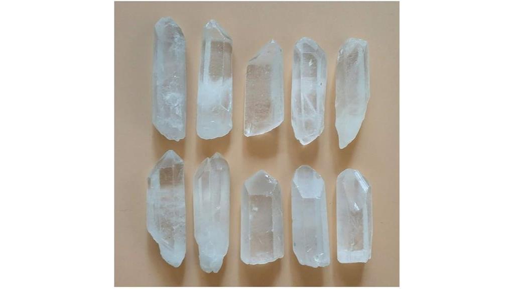 natural quartz crystal points