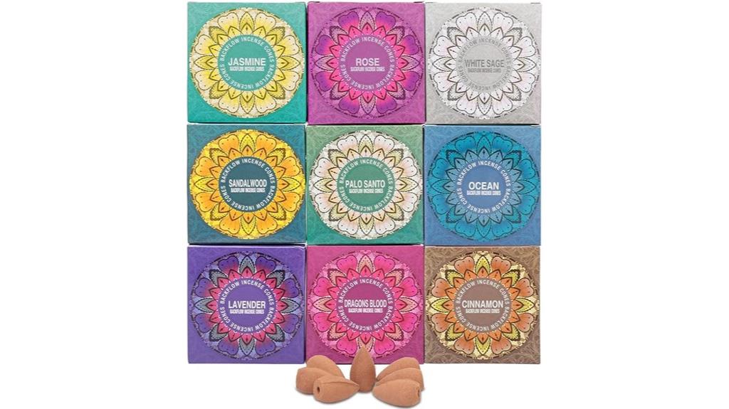 nine cone incense gift pack