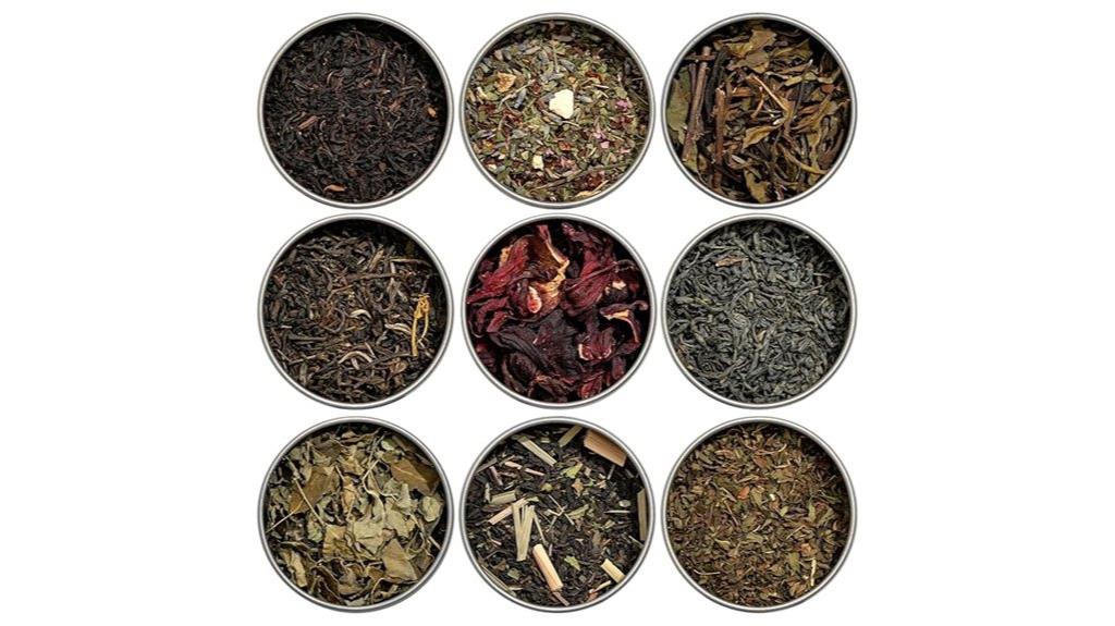 nine flavor tea assortment