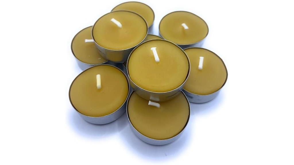 organic beeswax tealights
