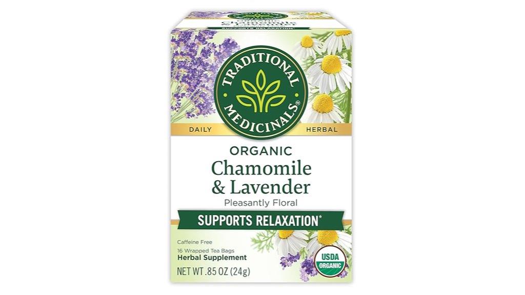 organic chamomile lavender tea