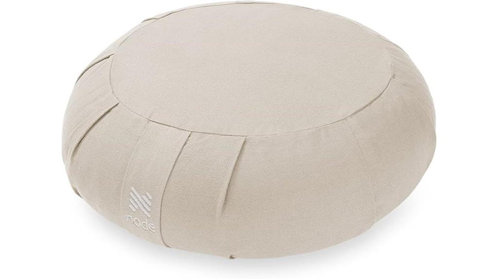 organic cotton meditation cushion