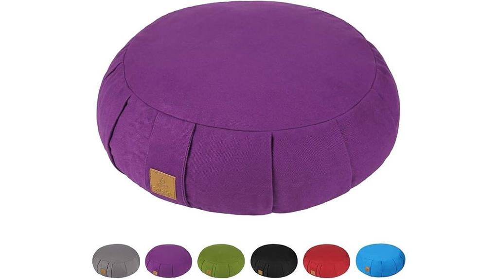 organic cotton round cushion