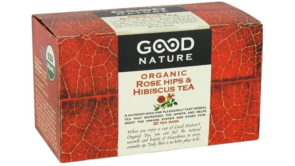 organic rose hips tea