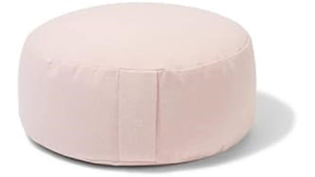 organic round meditation cushion