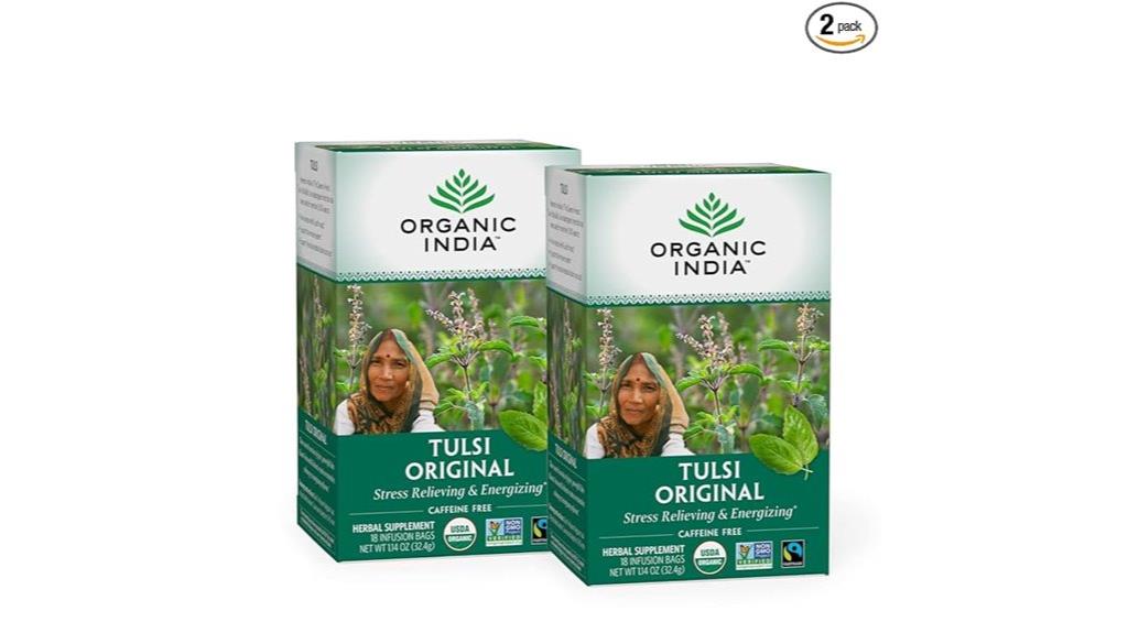 organic tulsi tea packs