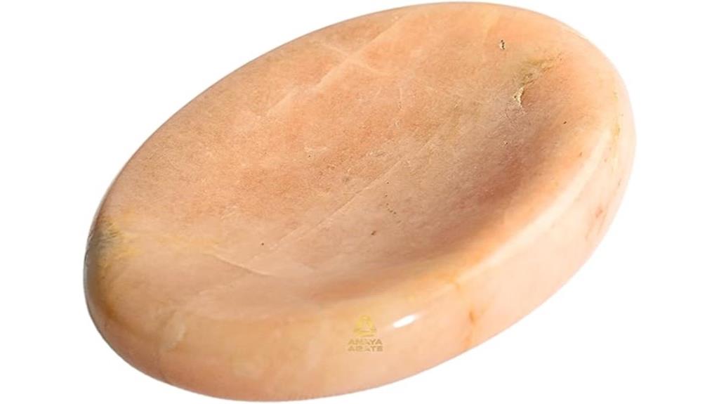 peach moonstone meditation stones