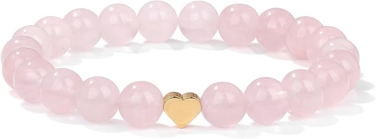 pink crystal stress relief bracelet