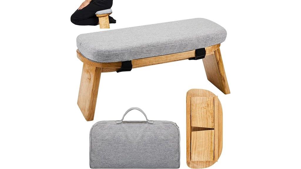 portable folding meditation stool