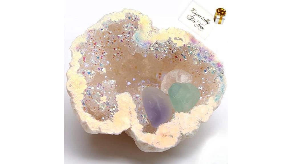 rainbow titanium quartz crystal