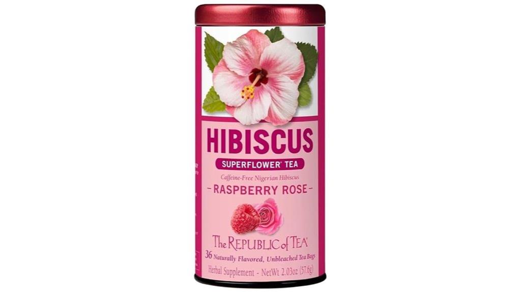 raspberry rose hibiscus tea