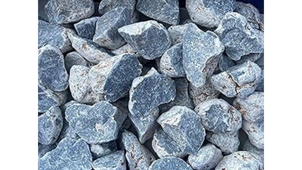 raw angelite crystal collection
