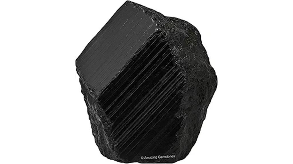 raw black tourmaline crystals
