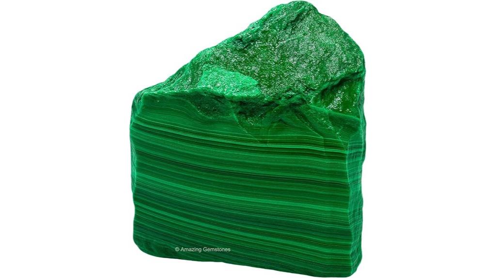 raw malachite healing crystals