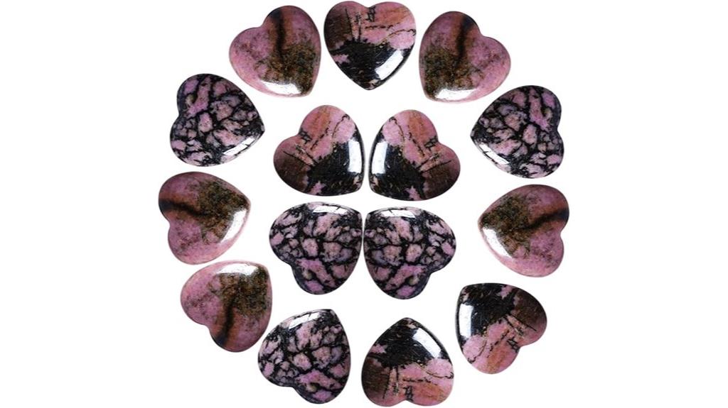 rhodonite worry stones pack