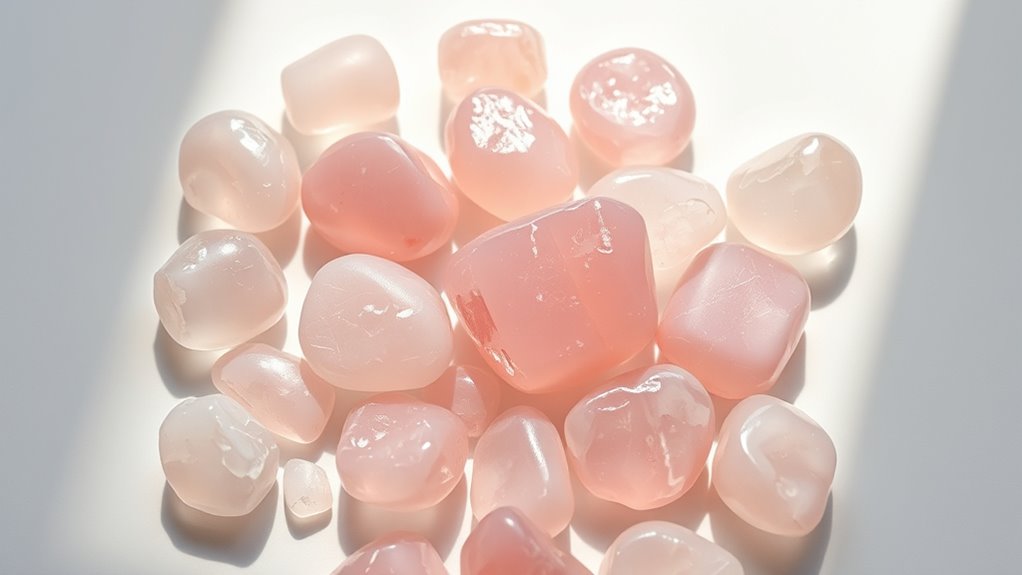 rose quartz twin flame stones