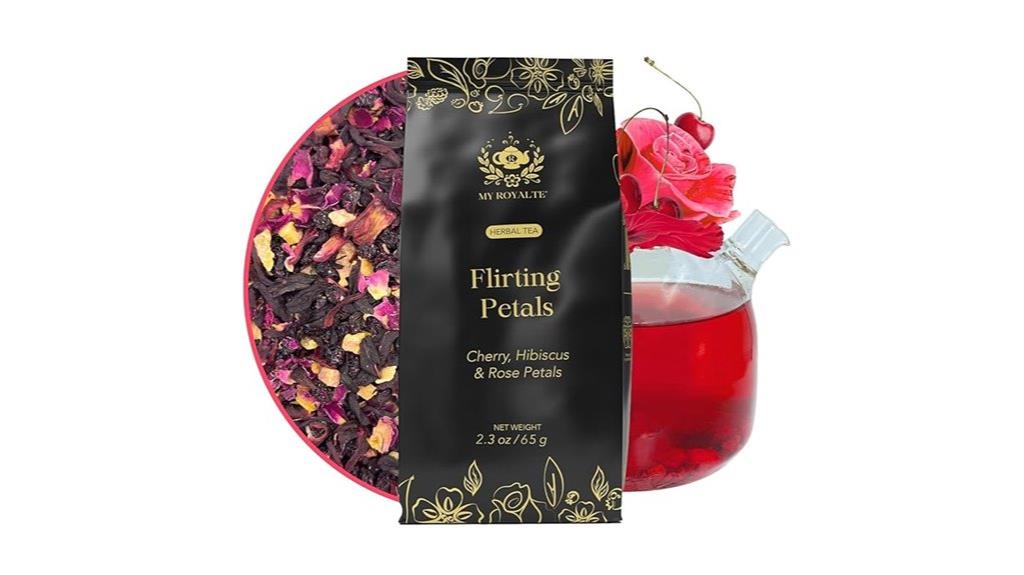 royalty rose petal tea