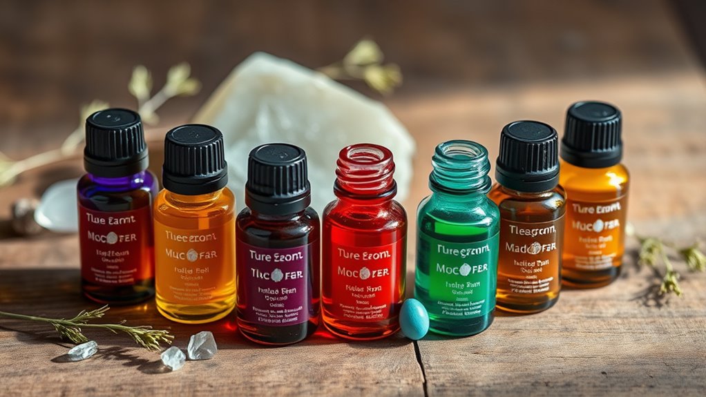 selecting personalized chakra blends