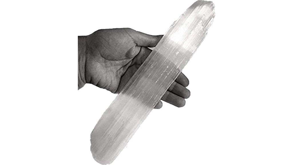 selenite stick healing stone