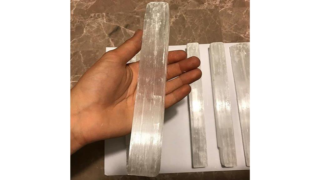 selenite wand stick