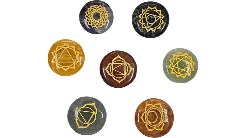 seven chakra healing crystals