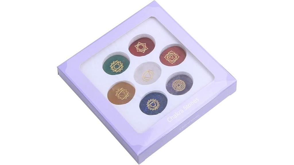 seven chakra stones set