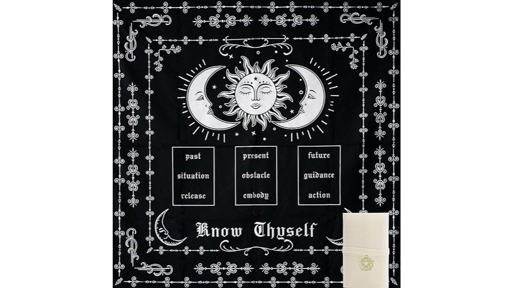 silk tarot card mat