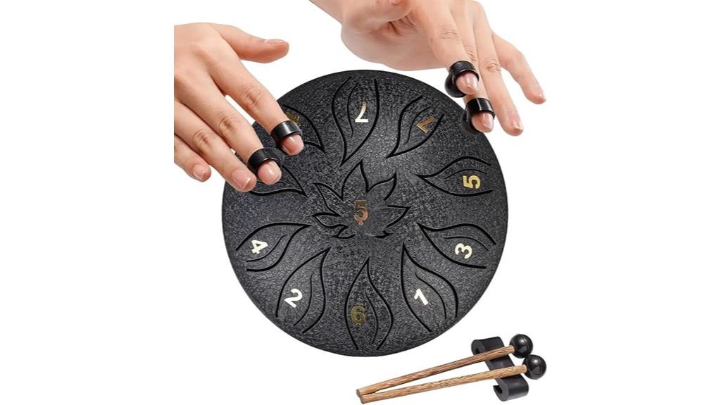 six inch steel handpan